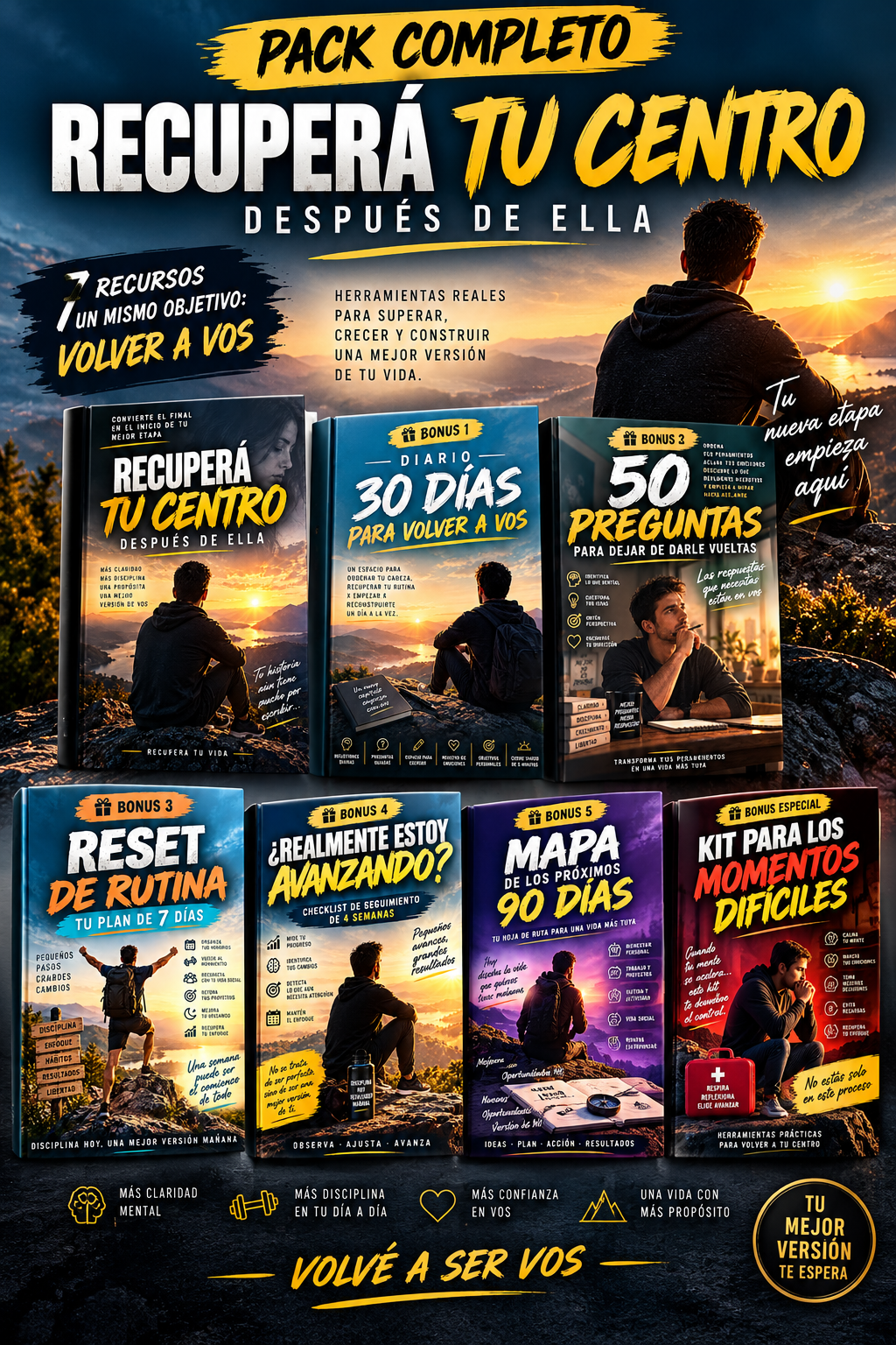 PACK COMPLETO — RECUPERÁ TU CENTRO DESPUÉS DE ELLA
